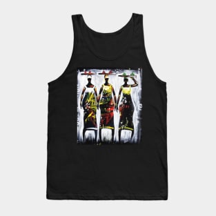 African Women Artwork, Black History Art Tank Top